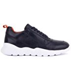 Sail Lakers - Lacivert Deri Erkek Sneaker