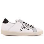 Sail Lakers - Beyaz Deri Bağcıklı Erkek Sneaker