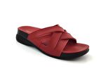 Belize-6 Ceyo Kadın Terlik-Kırmızı