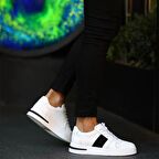 Sail Lakers - Beyaz Deri Bağcıklı Erkek Sneaker