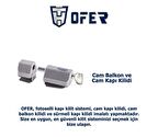 Ofer cam kapılar ve cam balkonlar için GÜVENLİKLİ emniyet kilidi YENİ TİP