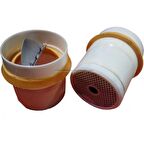 Aspiratör ve davlumbazlar için karbon filtreli klape koku önleyici klapeli karbon filtre