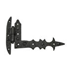 Prinç döküm antik siyah rustik eskitme, ferforje tipi osmanlı tarzı kapı için menteşe HFT08059