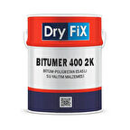 DryFix Bitümer400 2K Bitüm Poliüretan Esaslı 2K Su Yalıtım Malzemesi 40 Kg Set