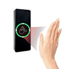 Marelli YENİ TİP sıva üstü NO TOUCH uzaktan el göstermeli infraredli siyah dikdörtgen çıkış butonu