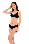 RUKOMAYO SİYAH   OMUZDAN AYAR ASKILI FREESET MODEL LYCRA KUMAŞ BİKİNİ