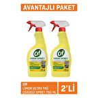 Cif Limon Ultra Yağ Çözücü Sprey 2 x 750 Ml