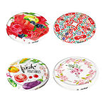 Sarkap Desenli Kavanoz Kapağı 10'lu