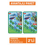 Domestos Wc Blok 2'li Çam Ferahlığı 2x100 G