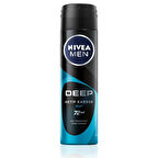 NIVEA MEN Erkek Sprey Deodorant Deep Dimension Beat 150 Ml