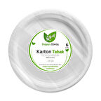 Roll-Up Doğaya Dönüş Karton Tabak 6'lı 22 Cm 2 ADET