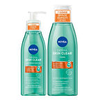 Nivea Derma Skin Clear Gel 150 Ml + Clear Tonic 200 Ml 2 ADET
