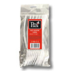 Propack Elit Kristal Şeffaf Çatal 10'lu 2 ADET