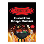 Garden Tıme Premıum Brıket Kömür 2Kg 3 ADET