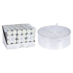 Koopman Beyaz Simli 8'li Tealight Mum 3 ADET