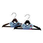 3PCS  PLASTİK ÇOCUK ELBİSE ASKISI  METAL BAŞLIKLI-Findit