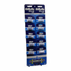 GİLLETTE BLUE3 JİLET KARTELALI 10 PARÇA-Findit