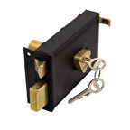 KARE 14CM.DIŞ KAPI KİLİT TRAJLI-Findit