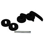 ÇELİKEL ERİŞ-10 AMERİKAN ODA KAPI KOLU SİYAH-Findit