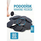 25 mm Pododisk - Nasır Sökücü Pedikür Makinesi Yedek Pedler 100 ADET