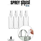 Püskürtücü Boş Sprey Şişe 100 Ml 4 ADET