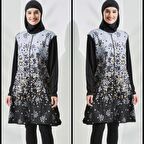 Seamay 1002 Siyah Tesettür Mayo