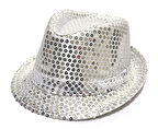 Payetli Çocuk Şapkası Gümüş Renk