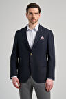 Düz Bez Ayağı Mono Yaka Tam Astar Esnek 6 Drop Comfort Fit Ceket 1002245902