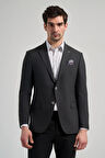 Düz Bez Ayağı Mono Yaka Tam Astar Esnek 6 Drop Slim Fit Ceket 1002245903