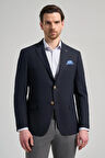 Düz Bez Ayağı Mono Yaka Tam Astar Esnek 6 Drop Slim Fit Ceket 1002245903
