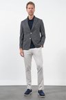 Lacivert Mono Yaka Örme 6 Drop Slim Fit Ceket 1002260152
