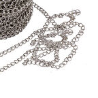 Anahtarlık Zinciri Metrelik Metal 1.2 Cm (1 Metre) Gümüş