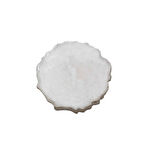 Epoksi Magnet Tırtıklı  Varaklı Yarısı Şeffaf  7 CM  (10 Adet)   Sedef