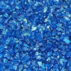 Epoksi Mum Dekoratif 2-4 MM Arlığında Gerçek Cam Kırığı (1 KG)  Saks Mavi