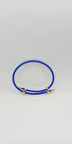 Lacivert Renk Asansörlü Çelik Hasır Bileklik
