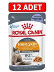 Royal canın hair skin kedi yaş mama 85gr 12 adet kedi konserve pouch