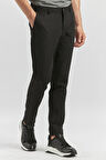 Siyah Düz Armürlü Pamuklu Yan Cep Slim Fit Casual Pantolon 1003240168