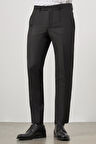 Siyah Düz Bez Ayağı Slim Fit Classic Pantolon 1003245152