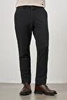 Koyu Antrasit Düz Gabardin Comfort Fit Casual Pantolon 1003245155