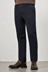 Koyu Lacivert Düz Gabardin Comfort Fit Büyük Beden Casual Pantolon 1003245156