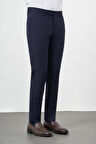 Lacivert Düz Gabardin Esnek Yan Cep Slim Fit Classic Pantolon 1003245313_202