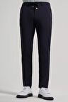 Koyu Lacivert Esnek Yandan Cepli Casual Slim Fit Jogger Pantolon 1003250118