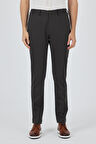 Koyu Antrasit Esnek Yandan Cepli Casual Slim Fit Jogger Pantolon 1003250157