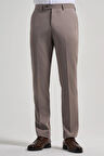 Sütlü Kahverengi Esnek Yandan Cepli Comfort Fit Classic Pantolon 1003250159
