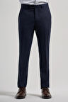 Koyu Lacivert Esnek Yandan Cepli Slim Fit Classic Pantolon 1003250160