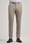 Bej Esnek Yandan Cepli Slim Fit Classic Pantolon 1003250160