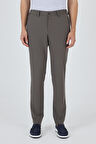 Koyu Vizon Esnek Yandan Cepli Casual Slim Fit Jogger Pantolon 1003250162