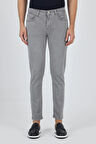 Gri Pamuklu 5 Cep Casual Slim Fit 5 Cep Pantolon 1003250318