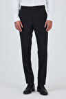 Siyah Yan Cep Açık Paça Comfort Fit Esnek Classic Pantolon 1003250907