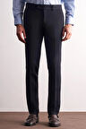 Lacivert Yan Cep Açık Paça Esnek Slim Fit Classic Casual Pantolon 1003255153